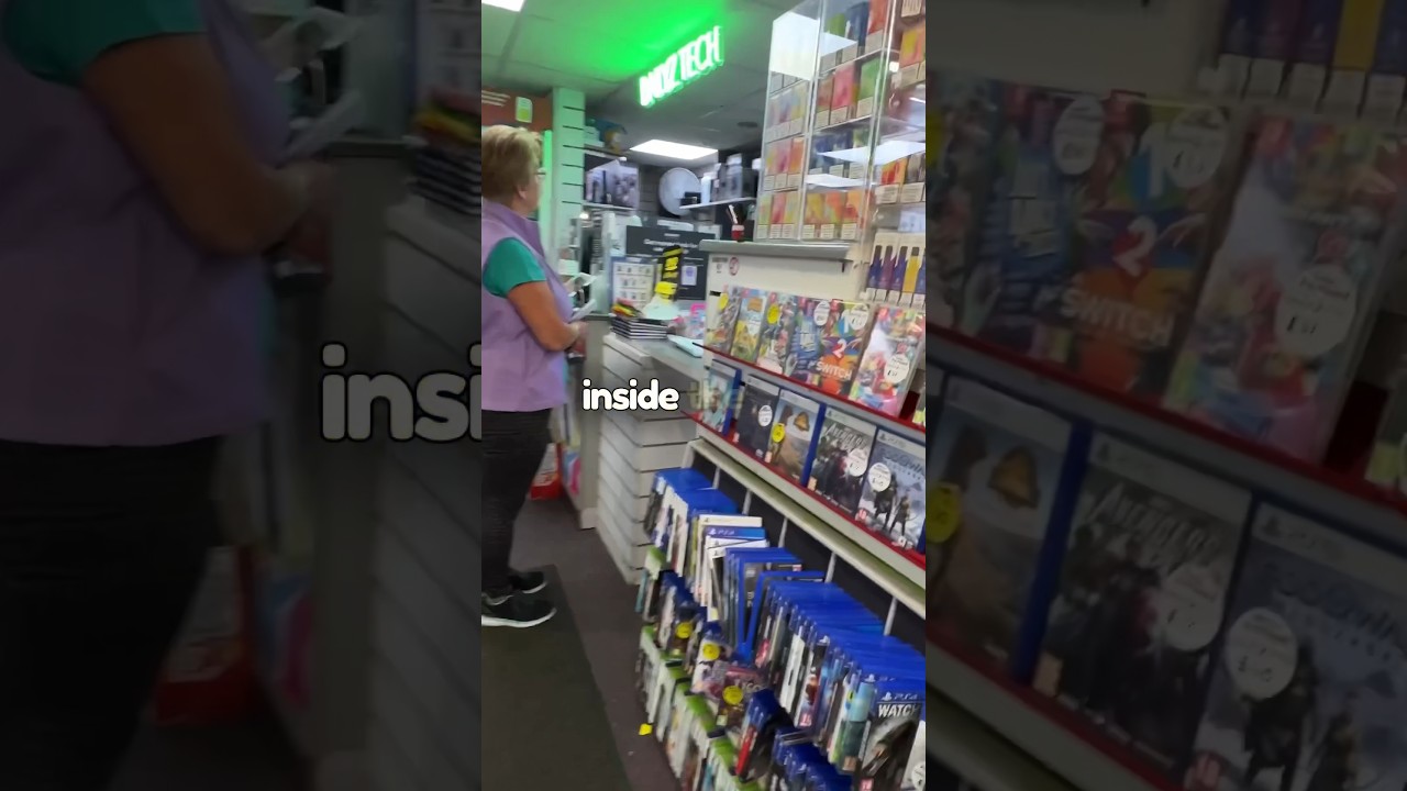 Weirdest game store location EVER #gaming