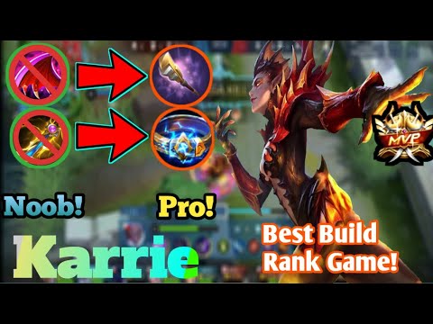 Perfect Tank Killer! | Best Build For Karrie | High Damage For Karrie | 11 Mins Full Level | MLBB