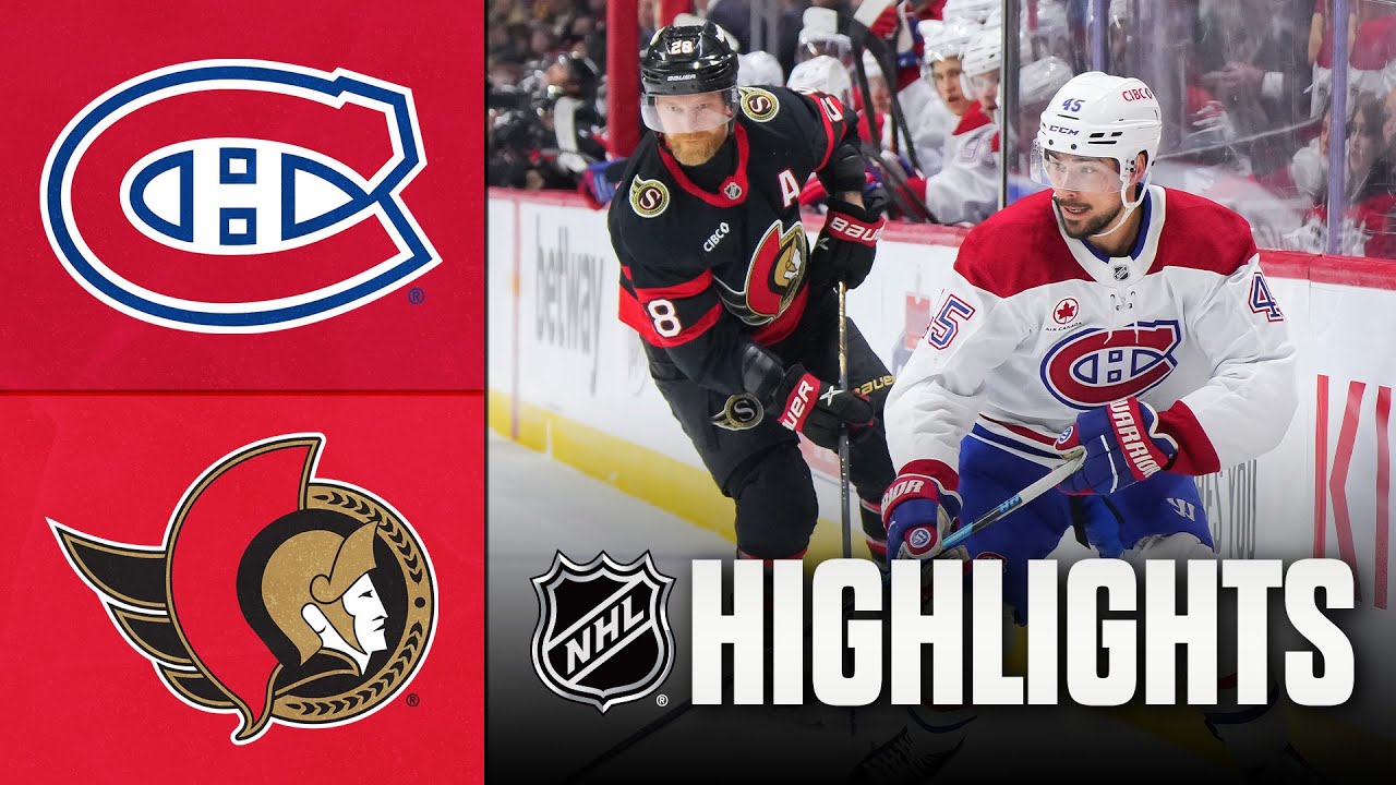 Canadiens vs. Senators | NHL Highlights | January 17, 2026