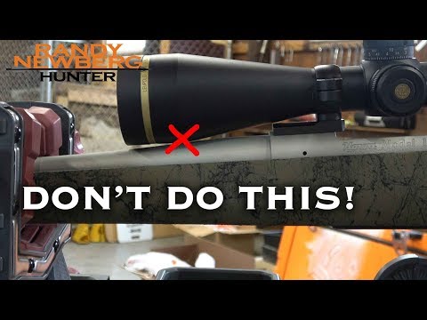 How To Avoid a Common Scope Mounting Mistake
