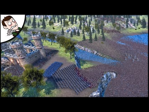 Massive 30000 Orc v Medieval Army Survival Siege - Ultimate Epic Battle Simulator Gameplay