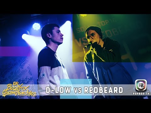 D-Low vs Redbeard | Solo Top 16 | 2017 UK Beatbox Championships