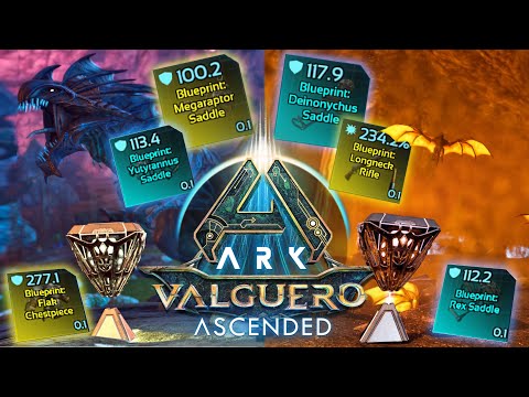 TOP 5 Best LOOT & Blueprint Farms | VALGUERO | ARK: Survival Ascended