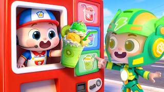 Download lagu Superhero Milkshake | Superhero Vending Machine | Nursery Rhymes & Kids Songs | BabyBus mp3