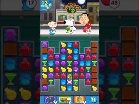 Family Guy - Another Freakin' Mobile Game : Level 36 - 3 stars! No Boosters!