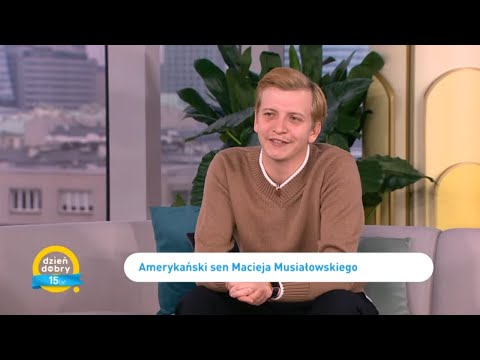 Maciej Musiałowski zdradził swoje marzenia, chciałby studiować za granicą [Dzień dobry TVN]