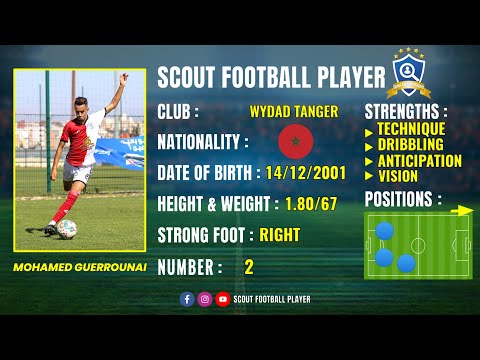 MOHAMED GUERROUNAI 🔵 CENTRE DEFENDER & RB 🔵 WYDAD TANGER 🔵 BEST OF 2023/24