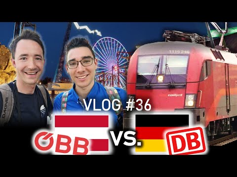 ÖBB vs. DB - Pros and Cons | VLOG #36 Vienna trip with Railjet, CityShuttle, 5047...