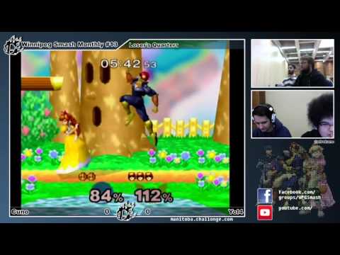 WSM13 YOL4 (C. Falcon, Marth) vs. Cuno (Peach) - Melee Singles LQF - Top 8