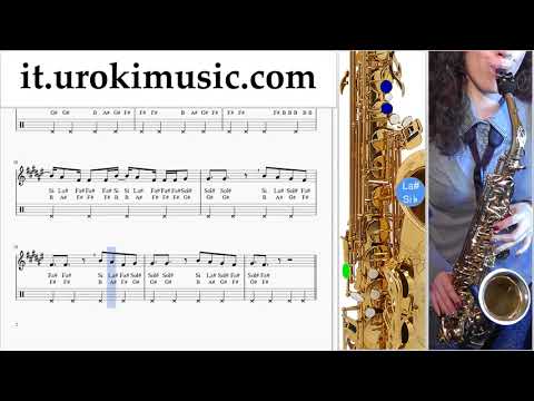 Lezioni di Sassofono Tenore Silvestre Dangond Nicky Jam - Cásate Conmigo Tutorial Spartito Parte#2