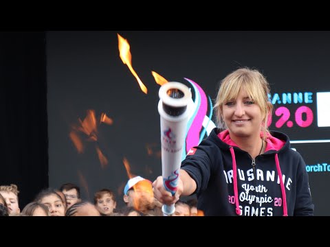 Lausanne 2020 Torch Tour - Vaudoise aréna