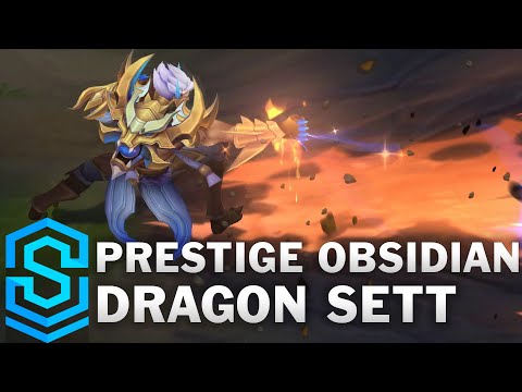 Prestige Obsidian Dragon Sett Skin Spotlight - Pre-Release - League of Legends