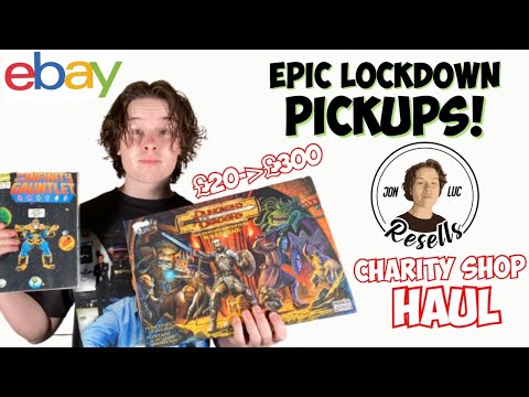 Back In Business! Charity Shop Haul...Time To Get Positive! Lockdown Vlog UK eBay Reseller