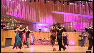 Hoi Shan Leung y Victor Cho at the Mundial de Tango 2023 preliminary song 3