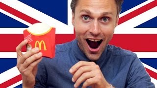 Americans Try British McDonald's