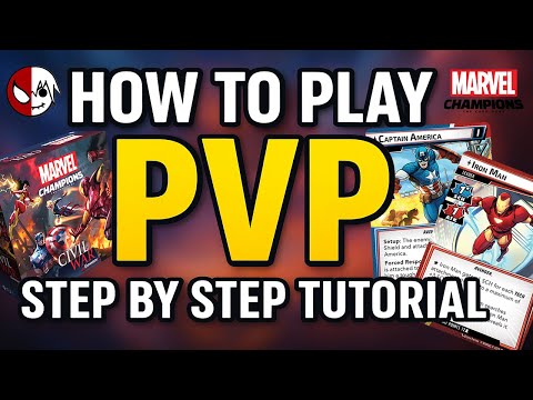 How to Play PVP in MARVEL CHAMPIONS | Step-by-Step Tutorial | Civil War Expansion Competitive Mode
