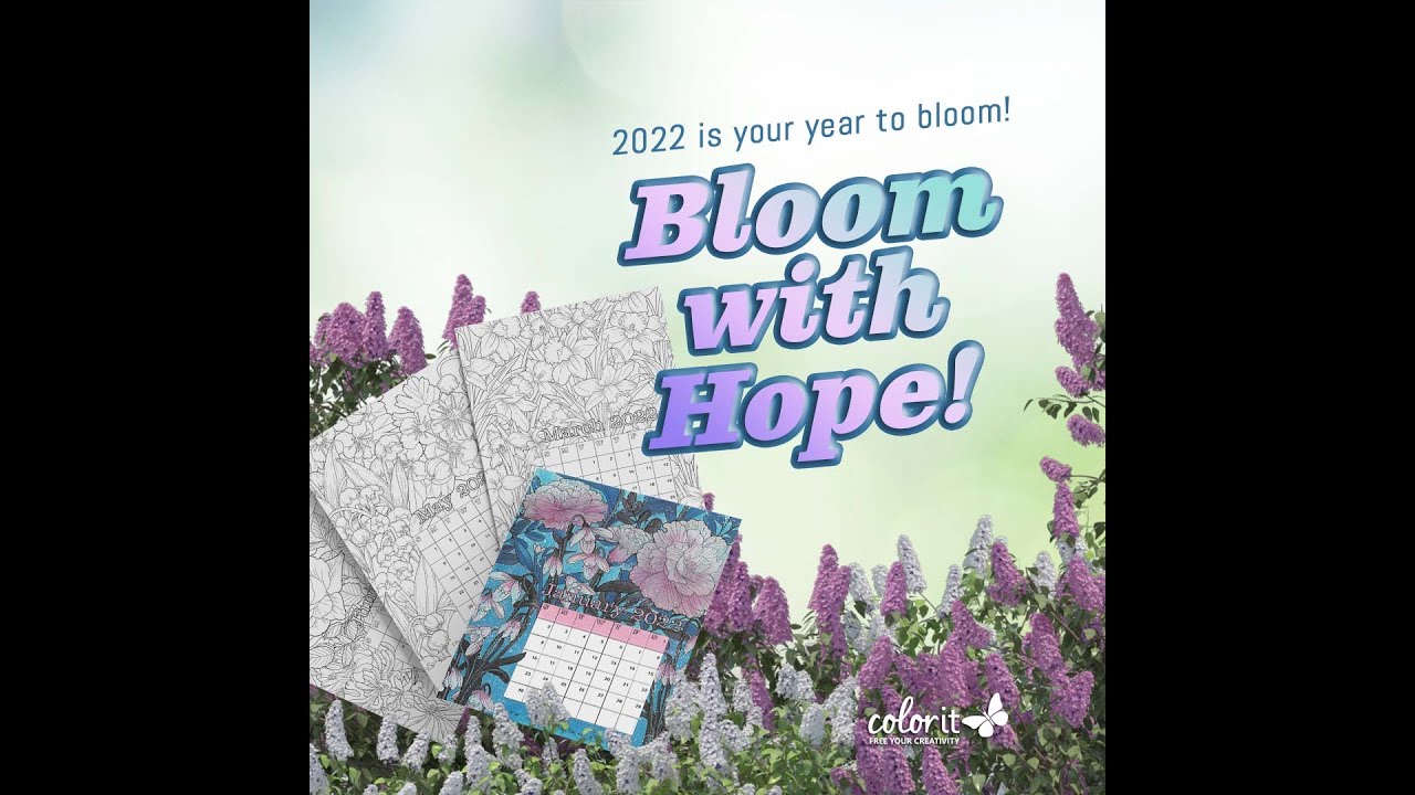 2022 ColorIt Calendar Flipthrough
