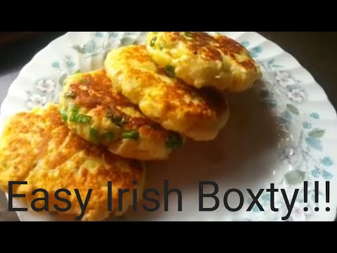 how to make boxty .. traditional Irish potato cake !