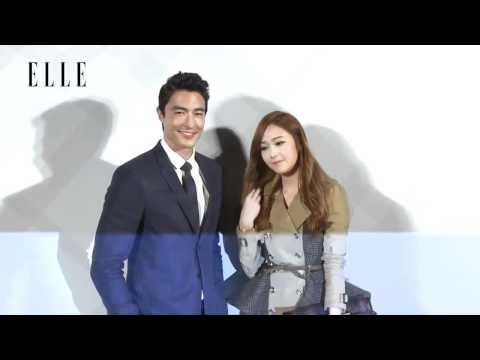 120426 ELLE Burberry World Live Begins In Taipei - SNSD Jessica & Daniel Henney