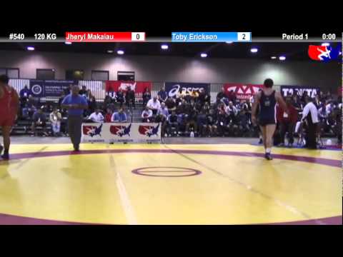 2011 U.S. Open SAT GR 120 KG: Jheryl Makaiau vs. Toby Erickson Quarterfinal