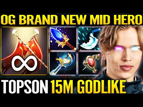 🔥 TOPON [Legion Commander] 15min WTF GODLIKE - OG Brand New MID HERO 1st Time Try 7.29 Dota 2 Pro