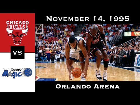 Full Game: The 1995 Playoff Rematch | Chicago Bulls vs Orlando Magic (November 14, 1995)