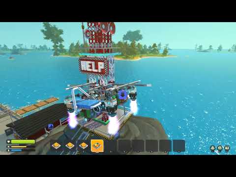 Scrap Mechanic - Aerial Base Tour
