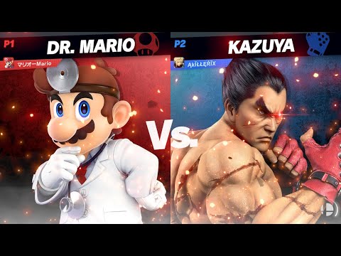 Super Smash Bros Ultimate MarioRyu (Dr. Mario) vs Akillerix (Kazuya)