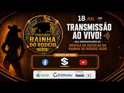 Escolha da próxima Rainha do Rodeio de Corumbaíba - ao vivo com imagens