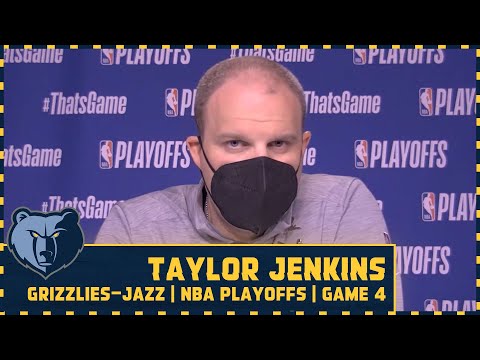 MEMvUTA: Taylor Jenkins Postgame Press Conference - Game 4 - NBA Playoffs 2021