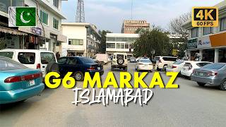 🇵🇰 G6 Markaz Islamabad: Walking Tour of Melody Food Street, Shops, and Lifestyle in 4K