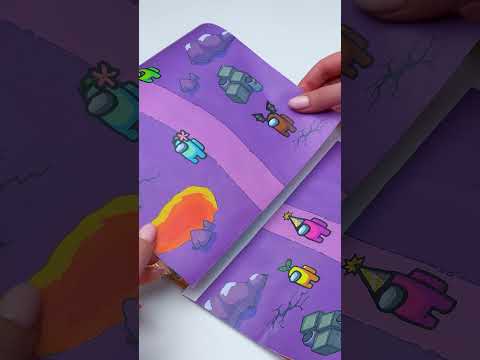 Among us cardboard game in 1 minute