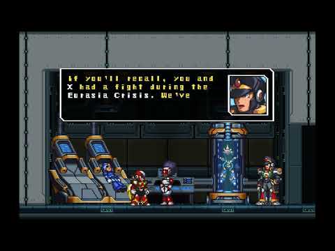 Megaman X Corrupted after zero's intro stage cutscene story 🔥