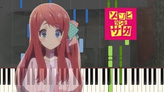 Zombieland SAGA OP - Adabana Necromancy [Piano Synthesia + Sheet]