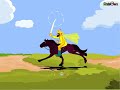 Chal Chal Gurram - The Horse - Telugu Animated Rhymes