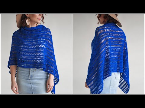Sarayu - Crochet Shawl Tutorial + FSC (Foundation Single Crochet)