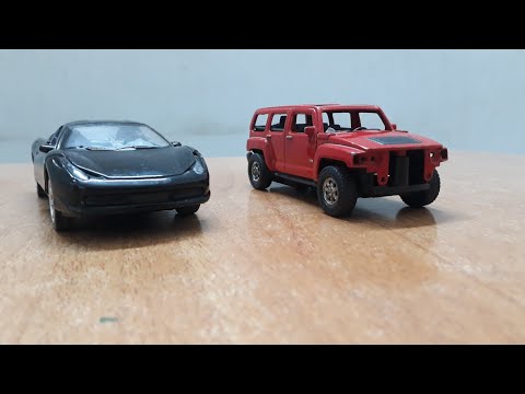 Hummer Vs Ferrari...