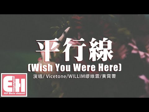Vicetone/WILLIM繆維霖/黃霄雲 - 平行線（Wish You Were Here）『一次次墜入記憶邊緣，結局卻無從改變。』【動態歌詞/Vietsub/Pinyin Lyrics】