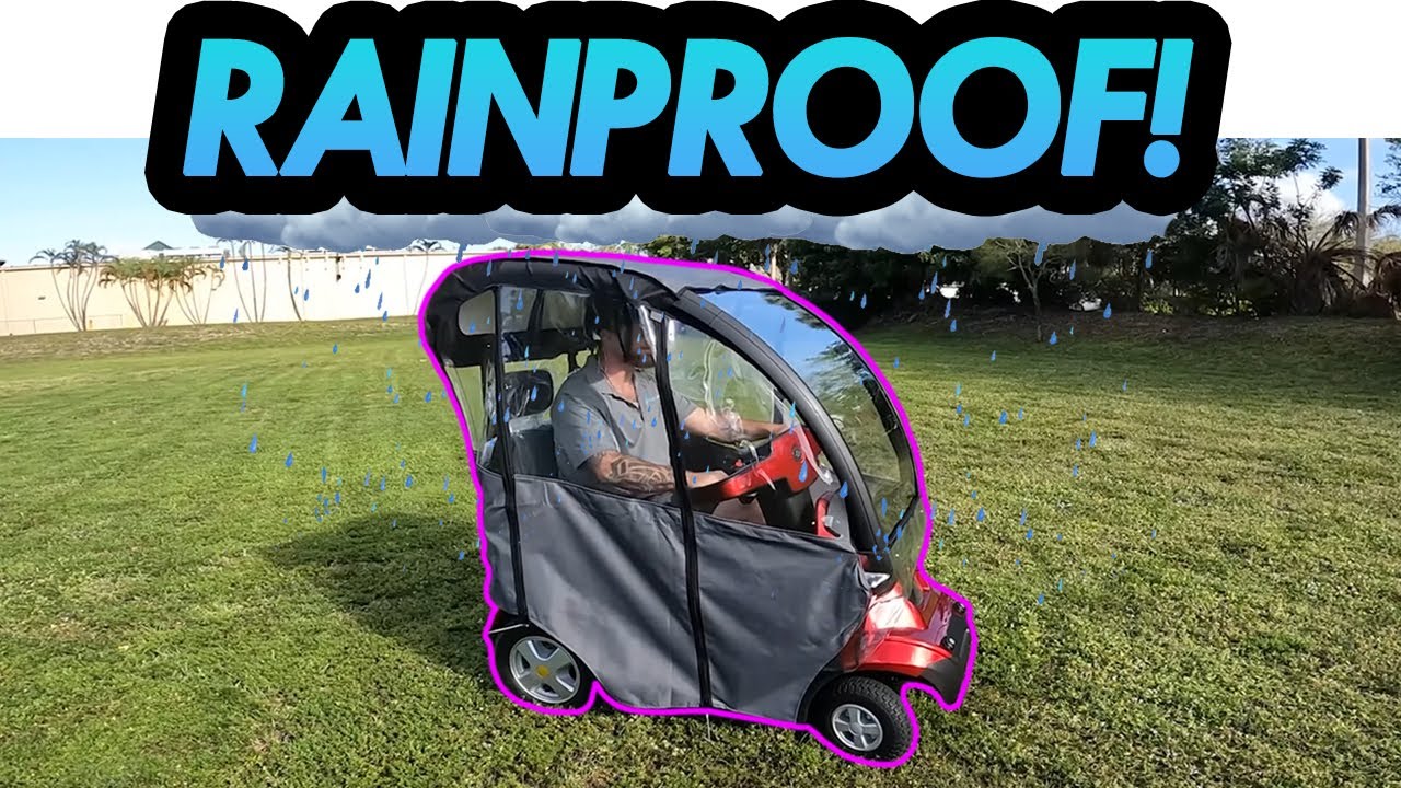 ☔ Rainproof Mobility Scooter - Afiscooter S4 Fully Decked Out