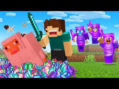 Minecraft Manhunt, but One Mob is Secretly OP…