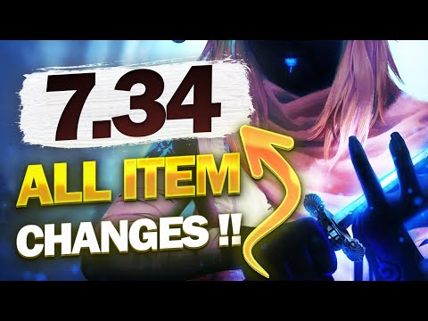 Dota 2 NEW 7.34 PATCH - ALL NEW Item Changes!