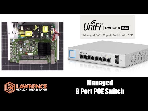 Ubiquiti UniFi 8 prievadų PoE komutatorius | USW-LITE-8-POE video
