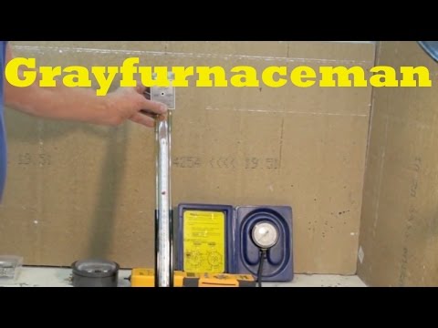 How to test water column gauges for gas furnaces