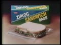Ziploc Sandwich Bags Ad 1980