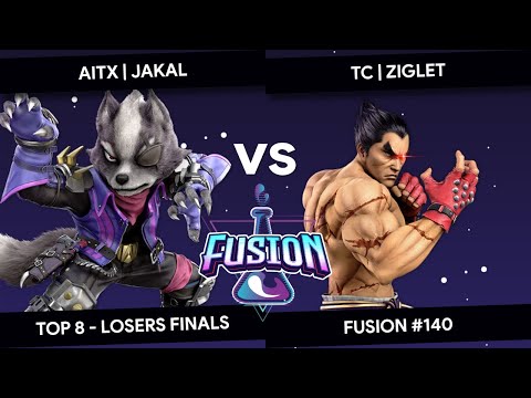 Fusion #140 - Jakal (Wolf) vs Ziglet (Kazuya) - Top 8 - Losers Finals