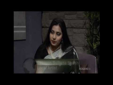 Nasreen Shoshi - Interview with Bangladesh Window,  Rogers TV, Ottawa, Canada