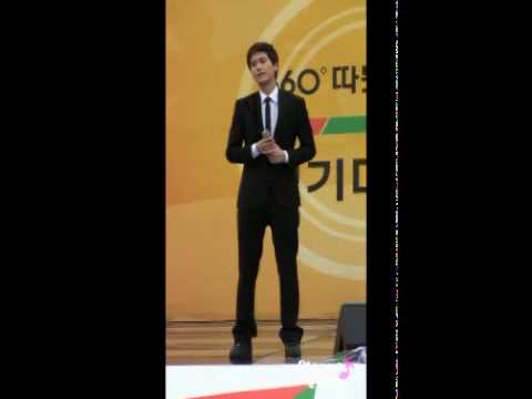 100302 kyonggi uni celebration let's not [kyuhyun focus]