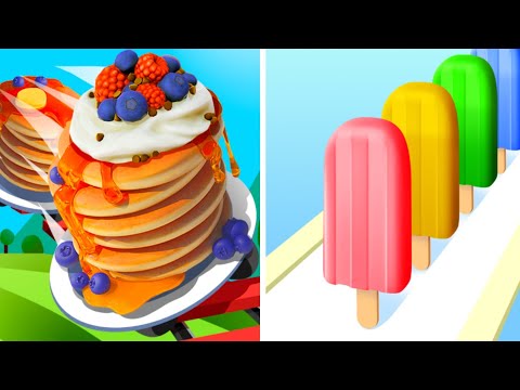 ▶️Pancake Run🆚Popsicle Stick - Pro Walkthrough  Gameplay iOS , Android All Levels (@Avoca Gamers)