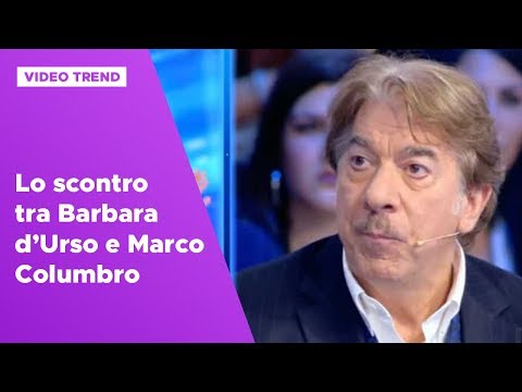 Lo scontro tra Barbara d’Urso e Marco Columbro
