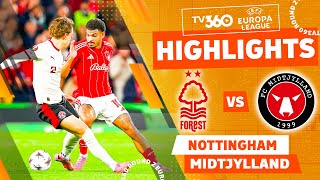 NOTTINGHAM FOREST VS MIDTJYLLAND HIGHLIGHTS & ALL GOALS 2025 | UEFA EUROPA LEAGUE 25/26 | UEL 25/26